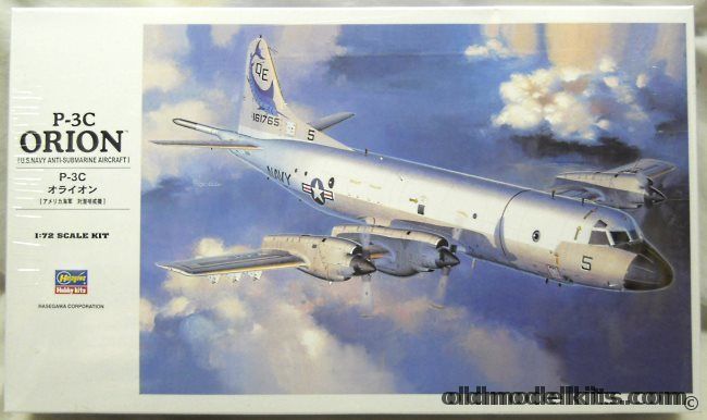 Hasegawa 1/72 Lockheed P-3C Orion US Navy, K15 plastic model kit